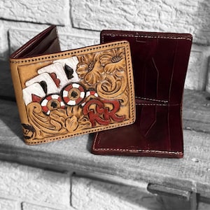 Custom Hand-tooled Leather Wallet