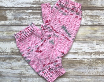 Pink fingerless gloves girls, Girly gifts for teens, engagement or wedding gift for daughter or bestie, pink gifts for her, unique teen gift