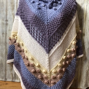Desert colors striped shawl, always cold, shoulder cape, heavy shawl, Mothers Day gift from daughter, Grandmother gifts from grandson