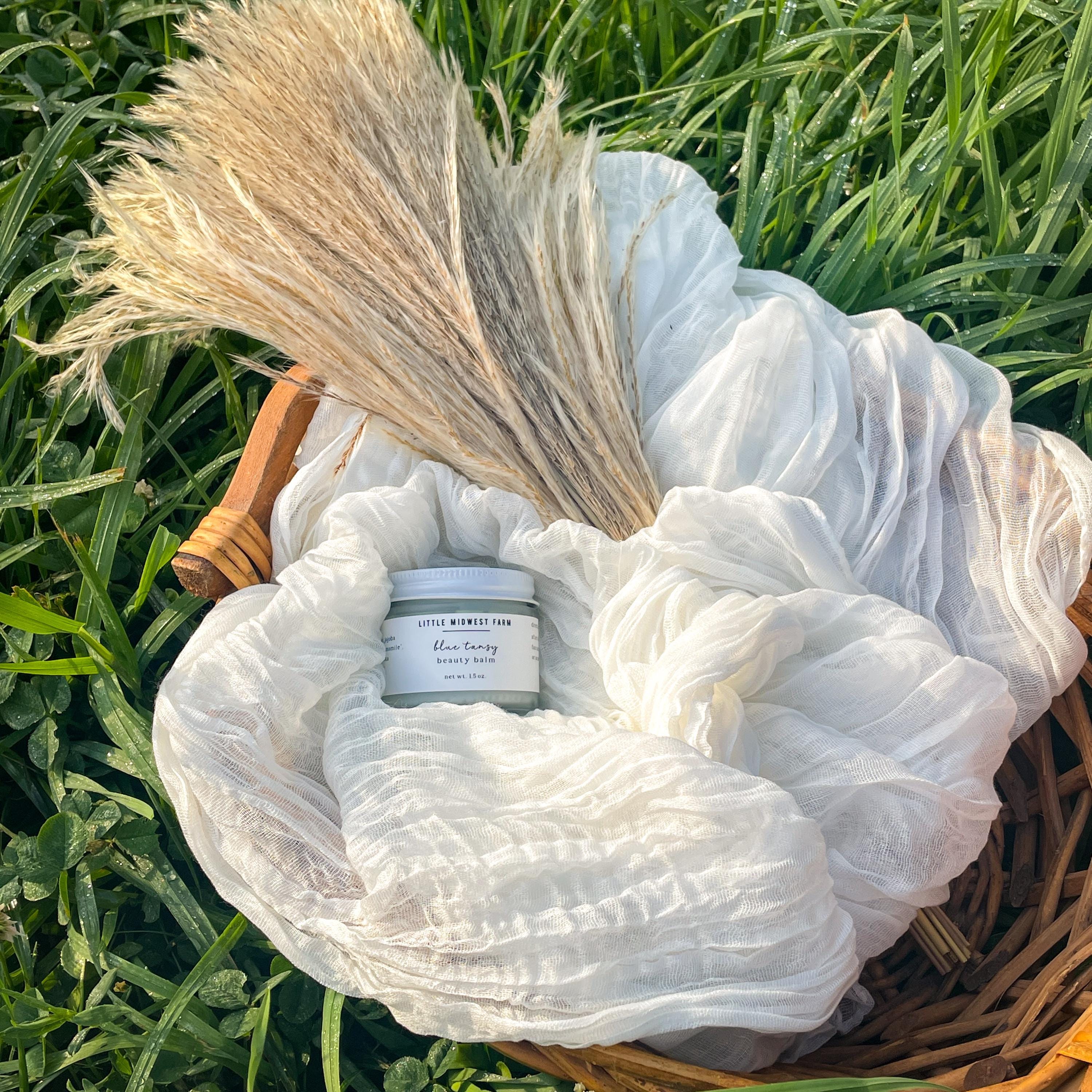 Blue Tansy Tallow Face Beauty Balm | Grass-fed Tallow Skincare | Tallow ...