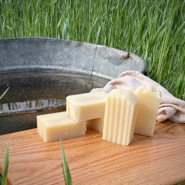 Grass Fed Tallow Soap | Gentle 100% Grass Fed Tallow face soap/hand soap | Little Midwest Farm Tallow