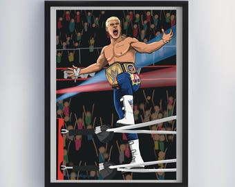 WWE コーディ・ローズ 直筆サイン入り 8x10 写真 - Etsy 日本