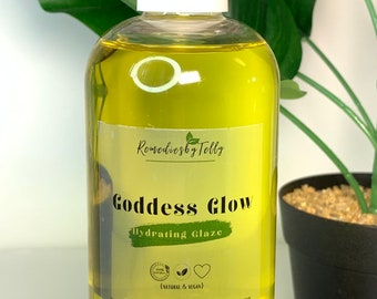 Goddess Glow~Hydrating Glaze/ Homemade Infused Oil/ Scented Body Oil/ Glowing Body Oil