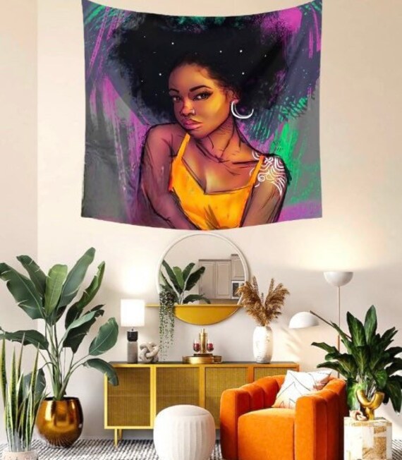 Black owned tapestry hotsell
