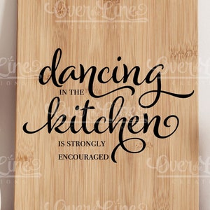 Kitchen Dancing Encouraged SVG