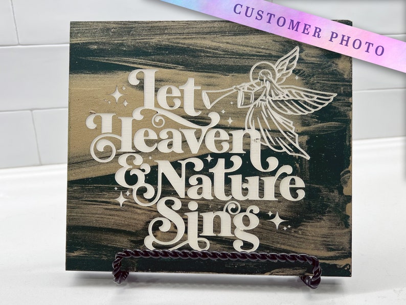 Let Heaven and Nature Sing SVG - Etsy