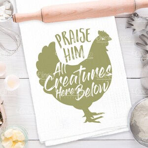 Lodalo tutte le creature qui sotto - Pollo SVG