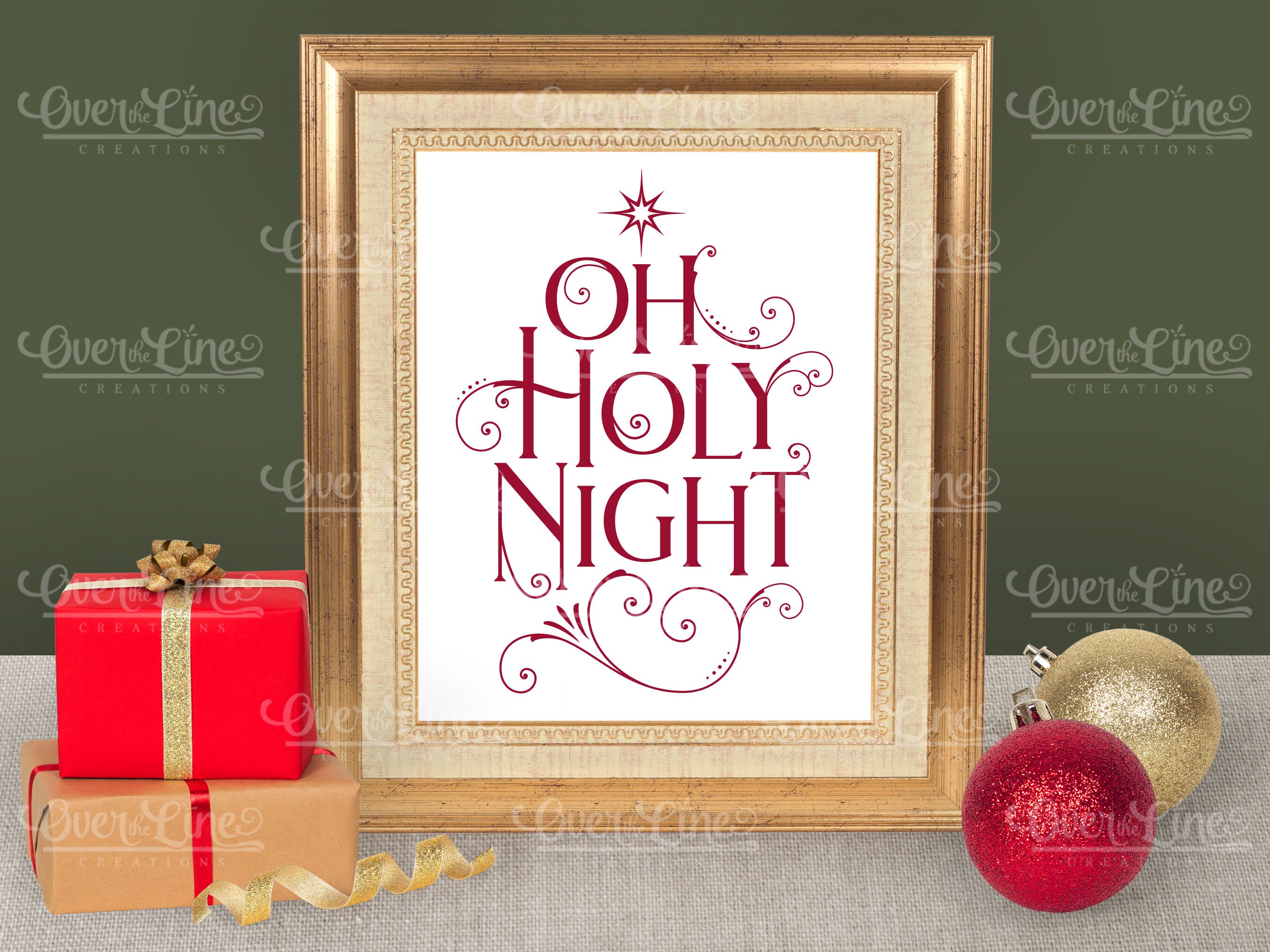 Oh Holy Night SVG - Etsy