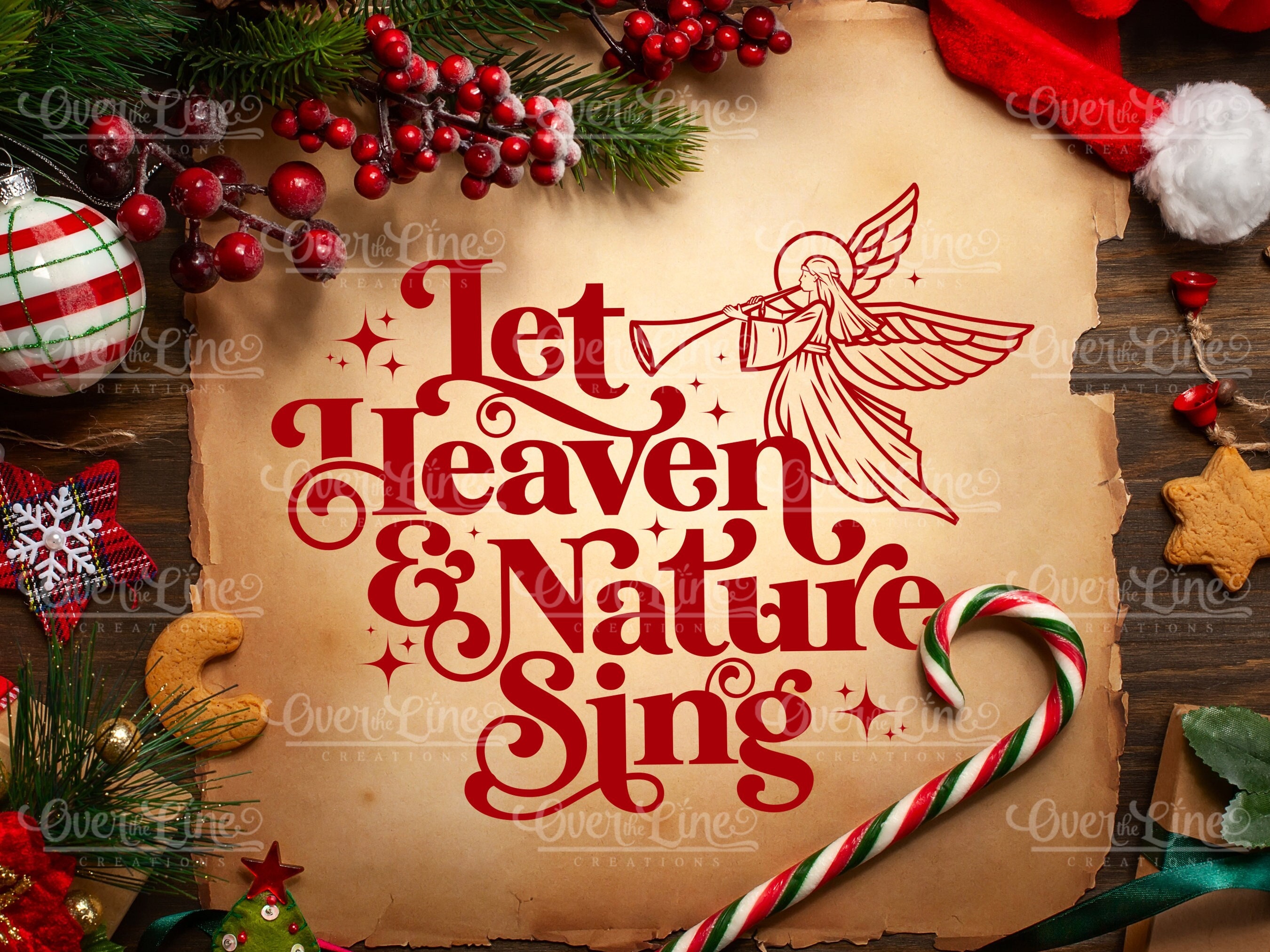 Let Heaven and Nature Sing SVG - Etsy