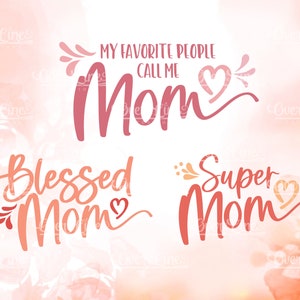Appelez-moi maman Bundle SVG/PNG/EPS