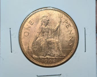 1948 British One Shilling Coin: George VI English Crest - Etsy