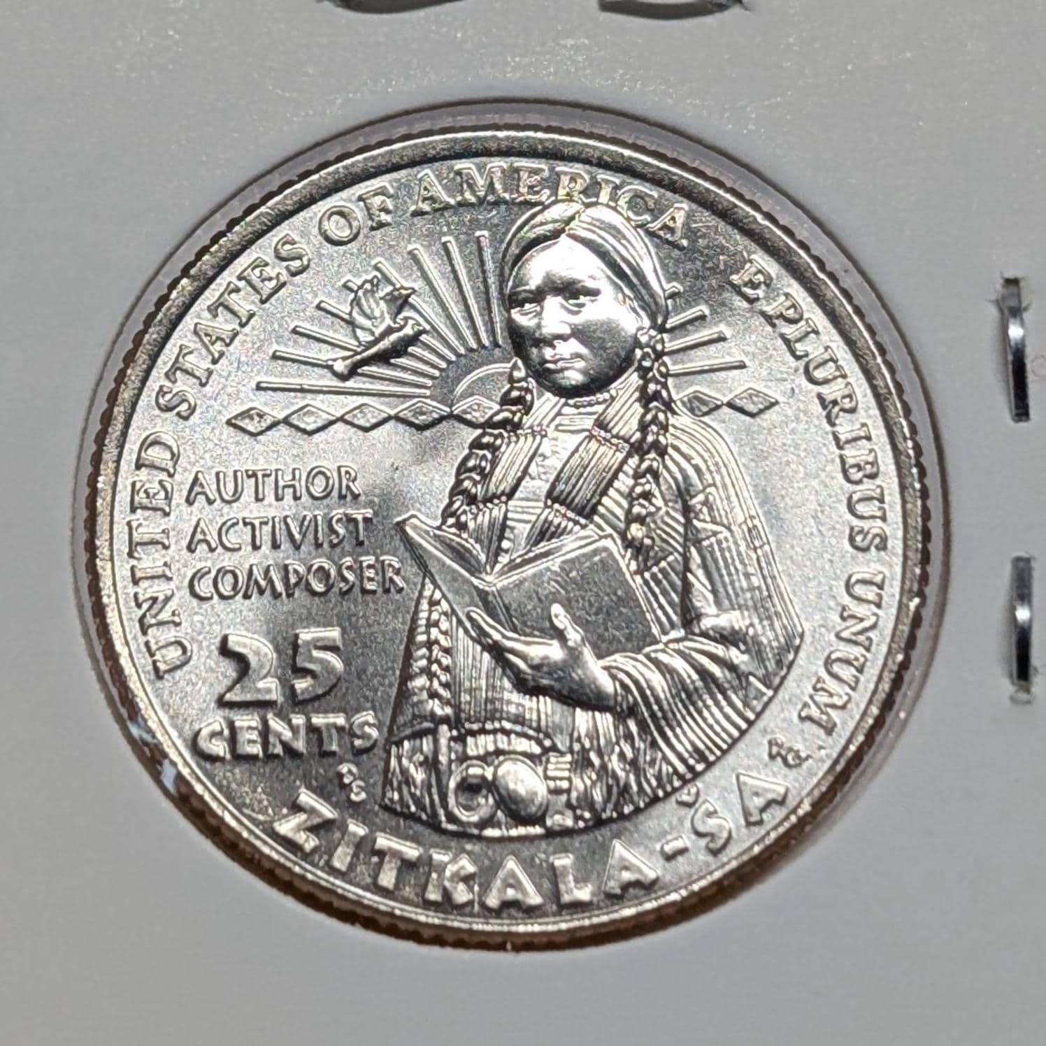2024 D Zitkala Sa (zitkala-Ša) Quarter – Uncirculated From 2024 D Zitkala Sa (zitkala-Ša) Quarter – Uncirculated From