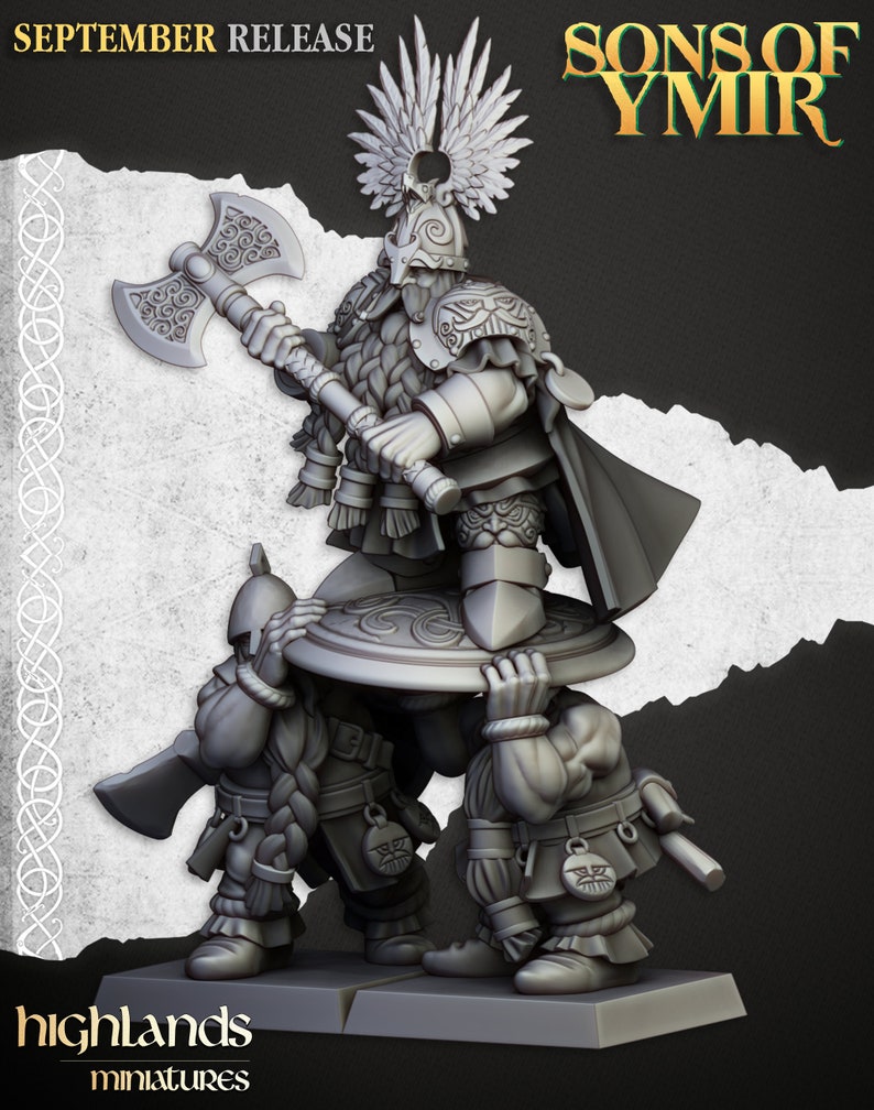 Highland Miniatures Sons of Ymir Dwarf Ulric of Etsy UK