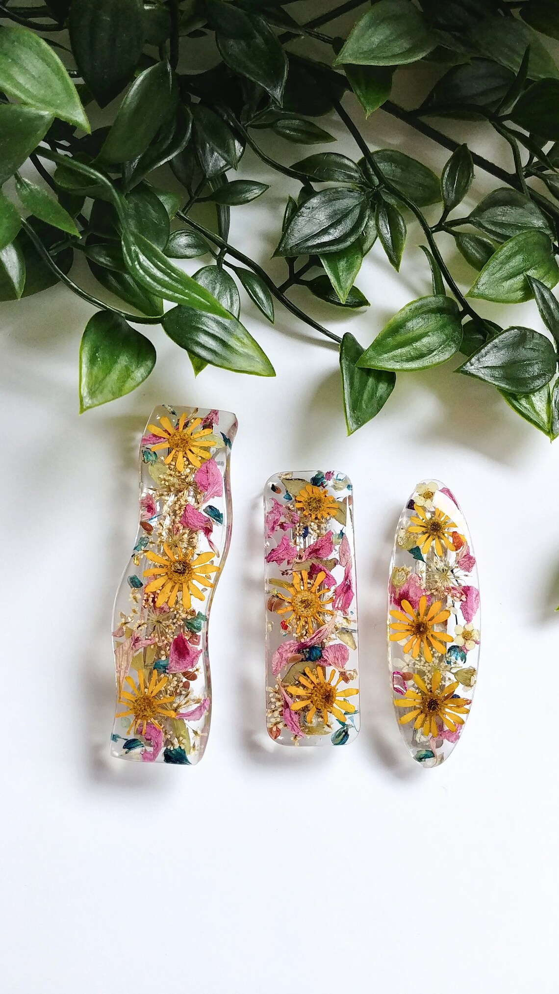 Real Natural Flower Hair Clip Handmade Flower Hair Barrette Etsy Canada