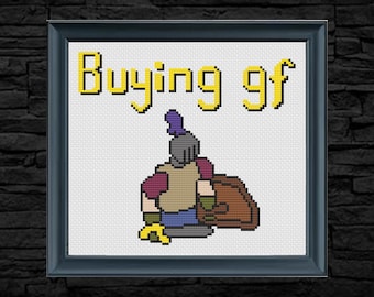 Buying gf - RuneScape Cross Stitch Pattern - Instant Download PDF