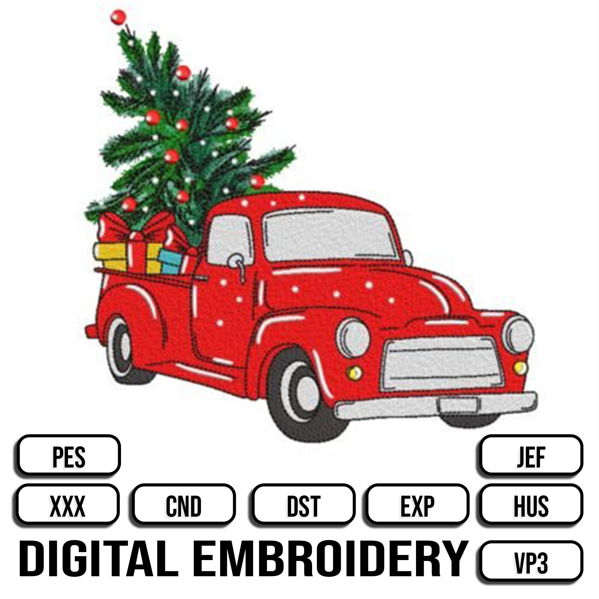 Christmas Tree Merry Christmas Machine Embroidery Works Etsy