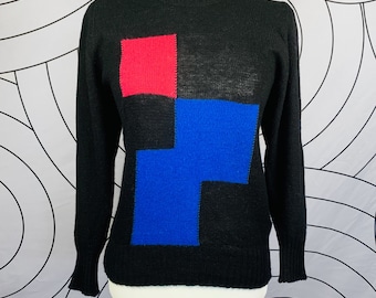NEW WAVE Vintage Cashmere by Pringle of Scotland Women's Sweater Sz 36/M, 60s-80s