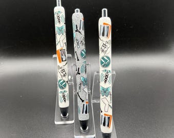 Penna glitterata a tema ortopedico