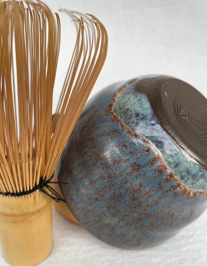 Keramik Matcha Schale, Matcha Bowl, Soßenschale, Dressingschale Bild 7