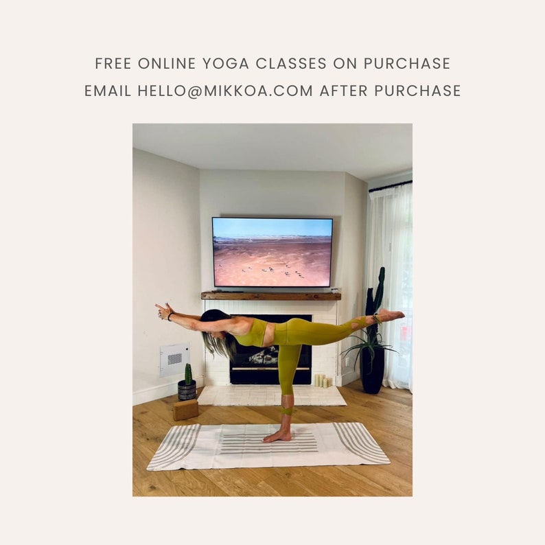 Midnight Ocean MIKKOA Travel Yoga Mat Foldable Yoga Mat Lightweight