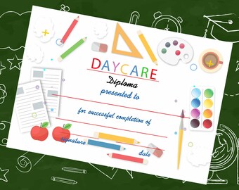 Daycare Certificate - Etsy