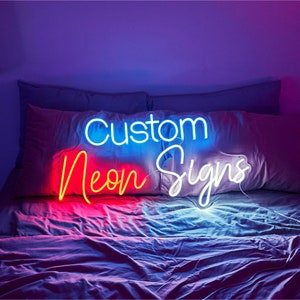 Wedding Neon Sign, Custom Name Neon Sign Wedding Neon Sign Custom Neon Sign Bedroom Neon Sign Light Family Name Sign Wedding Signs Gifts