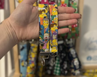 The Simpsons Wristlet Key Fob Key Chain