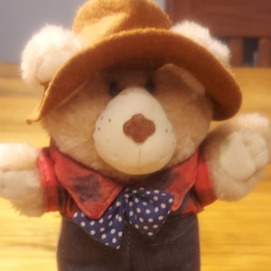 vintage 1986 8&quot; Stuffed Furskins bear