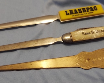 Vintage Letter openers advertisement items