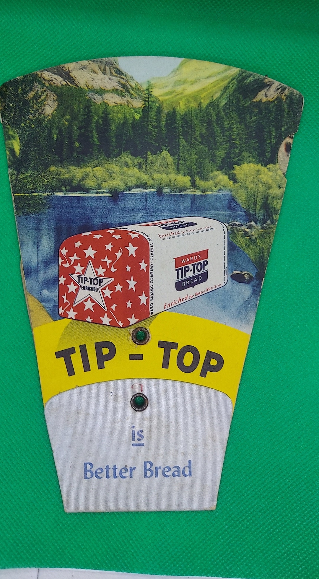 Vintage 1948 Tip Top Bread Advertising Foldout Fan Etsy