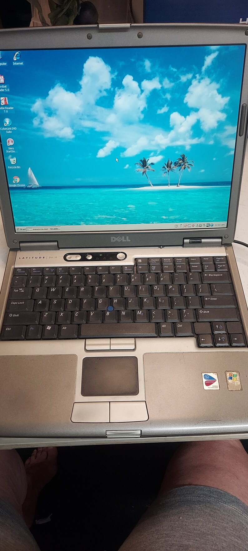 Vintage Dell Latitude D610 Laptop With Dvd Player and Etsy