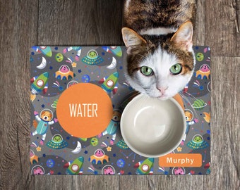 Personalized Pet Placemat, Dog Cat Pet Feeding Mat, Pet Food Feeding Mat, Pet Supplies, Pet lover gift, Cat accessories, Custom pet mat,