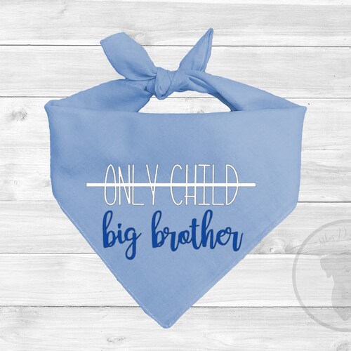 Promoted to Big Sister Promoted to Big Brother Bandana Dog Etsy