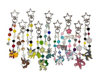 Eeveelutions Charms/ Keychains | anime bag charm
