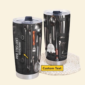 Bartender Tumbler, Bartender Tools Set, Custom Name Tumbler, Gift For Bartender, Bartender Gift Sets, Barkeep Gift, Barkeeper Christmas Gift