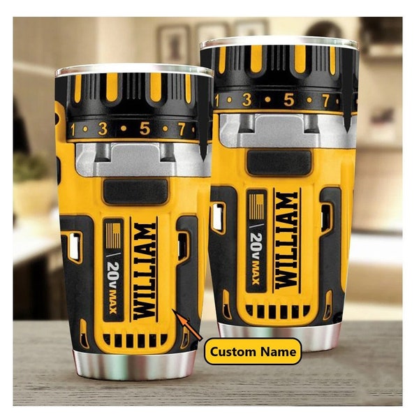 Power Tool Tumbler, Mechanic Tool Tumbler, Gifts for Him, Auto Mechanic Gift, contractor gift, Machinist Gift, Gifts For Dad, handyman gift