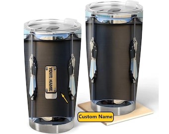 Personalized Name Drum Tumbler, drummer gifts, gift for drummer, Music Teacher Gifts, Drum Player Gift, drummer gift for him, Gift For Dad