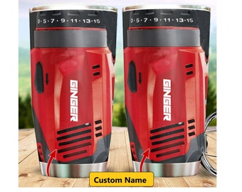 Power Tool Tumbler, Auto Mechanic Gift, Mechanic Tool Tumbler, Geschenken voor hem, Aannemer geschenk, Machinist Gift, Geschenken voor papa, Klusjesman cadeau