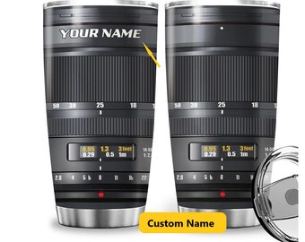 Fotograf Geschenke, Fotograf Becher, Name Kamera Becher, Kamera Geschenk, Fotografie Geschenke, Kamera Tasse Geschenk für ihn, Geburtstagsgeschenk
