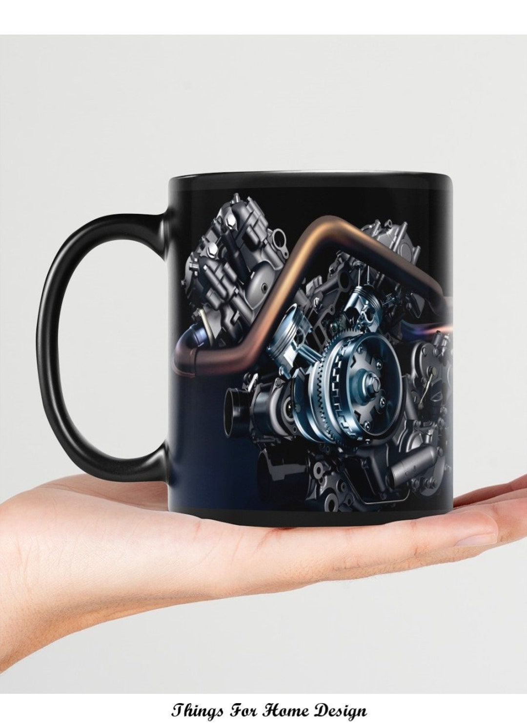 Engine Mugs, Car Lovers Gifts, Car Engine Internal, Diesel Mechanic