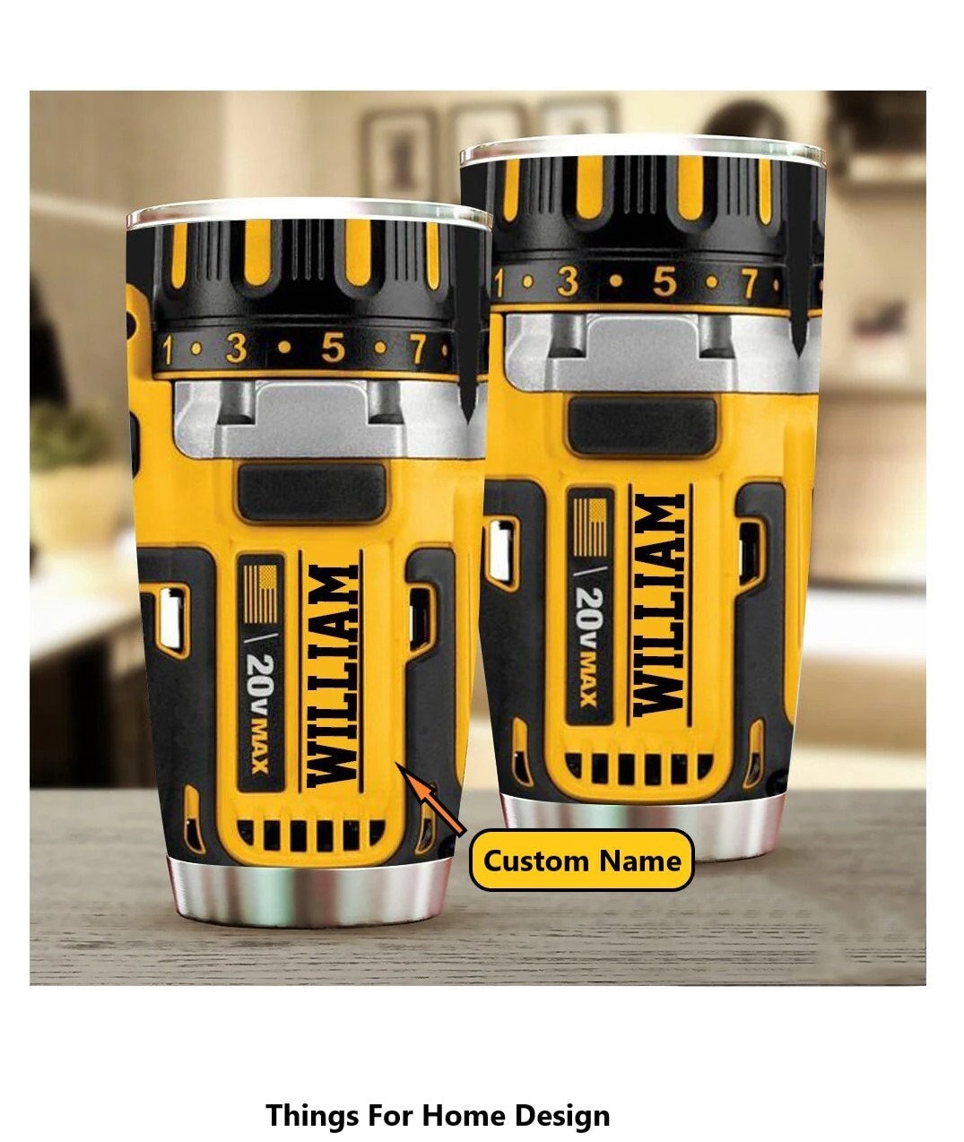 Becher für Elektrowerkzeuge, Becher für Mechanikerwerkzeuge, Geschenke für Ihn, Geschenk für Automechaniker, Geschenk für Bauunternehmer, Geschenk für Maschinisten, Geschenke für Papa, Geschenk für Handwerker