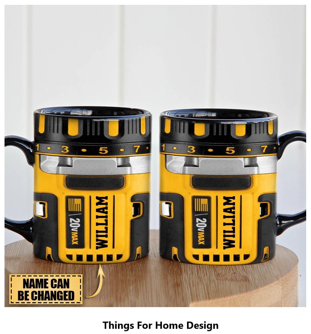 Becher für Elektrowerkzeuge, Becher für Mechanikerwerkzeuge, Geschenke für Ihn, Geschenk für Automechaniker, Geschenk für Bauunternehmer, Geschenk für Maschinisten, Geschenke für Papa, Geschenk für Handwerker