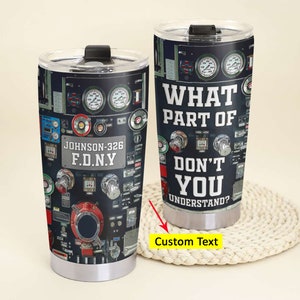 Personalized Pilot Tumbler, Pilot Gift, What Part Of Tumbler, Panel Tumbler, Aviator Gift, Airline Mechanic, Gifts for men, Merry Christmas