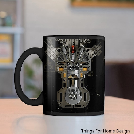 Taza De Café Con Forma De Bujía - Regalo Creativo Para Mecánicos Y Amantes De Los Coches, Cerámica, Ideal Para Oficina Y Garaje