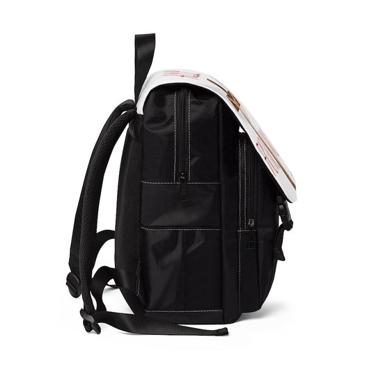 Unisex Casual Shoulder Backpack "All For me" (GoldenGlow)