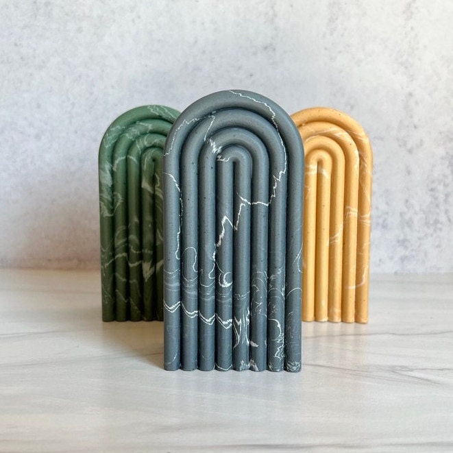 DIY Bookends Large Resin Molds, Book Organize Resin Molds Silicone