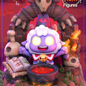 Chibi Lamb - Unpainted 3D Printed Figure kit