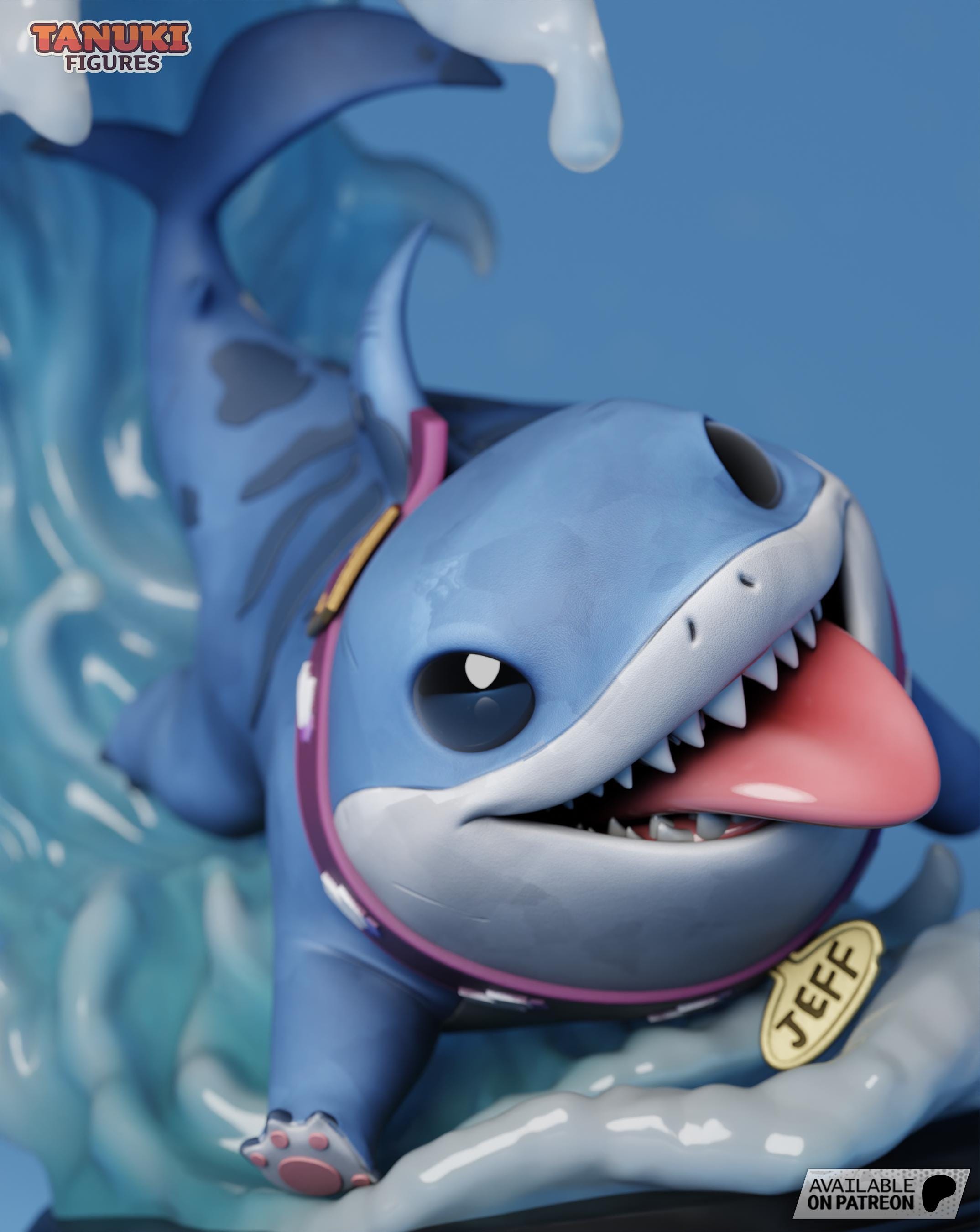 ジェフ フィギュア Jeff the landshark figure - Etsy 日本