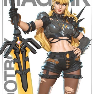 Eldritch Knight - Kit di figure stampate in 3D non verniciate