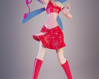 Music Fairy - Unpainted 3D Printed Figure kit